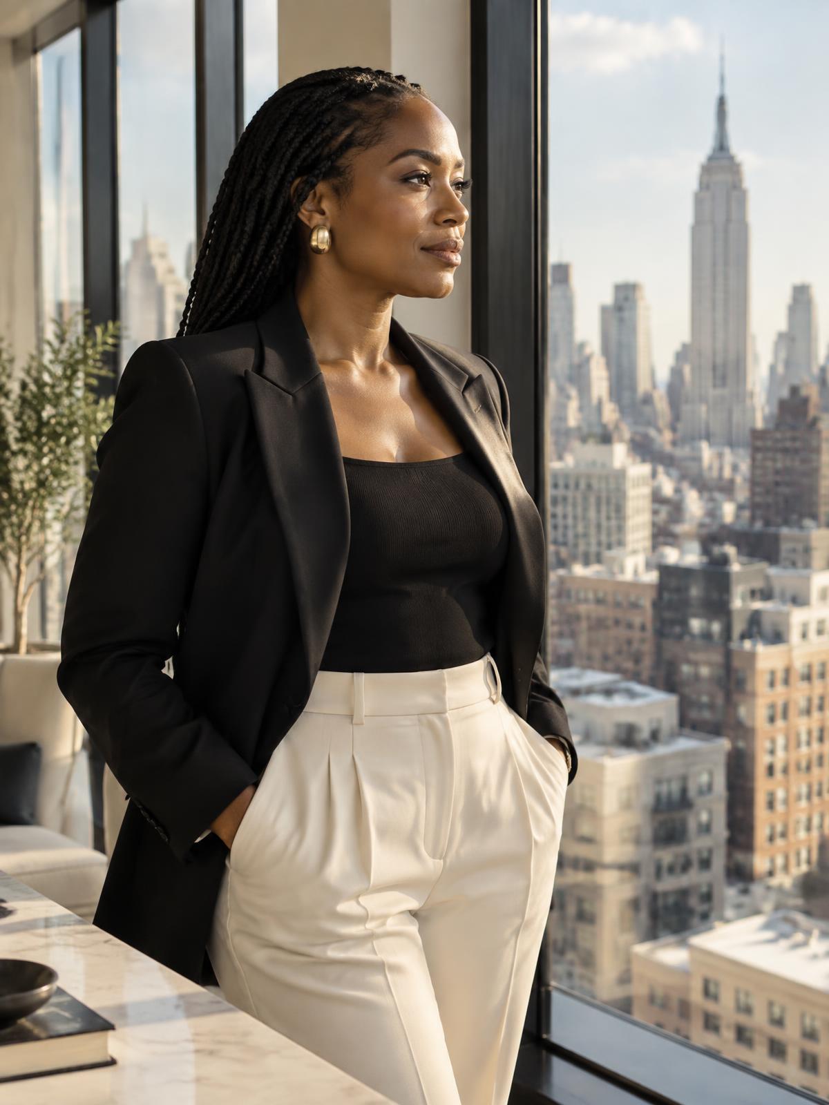 Creative leader overlooking the New York skyline